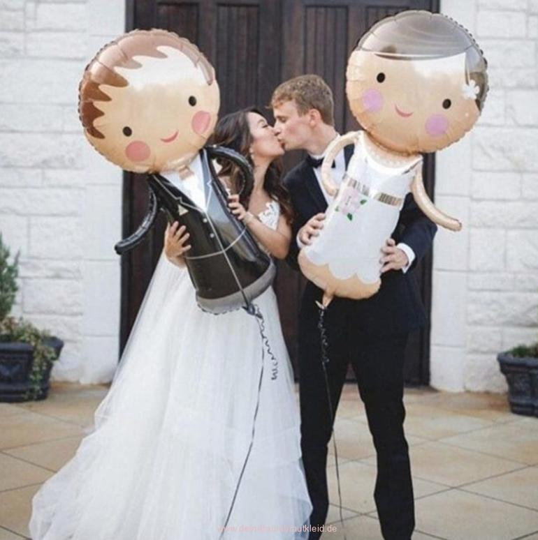 Braut und Bräutigam Ballon Hochzeitsdekoration