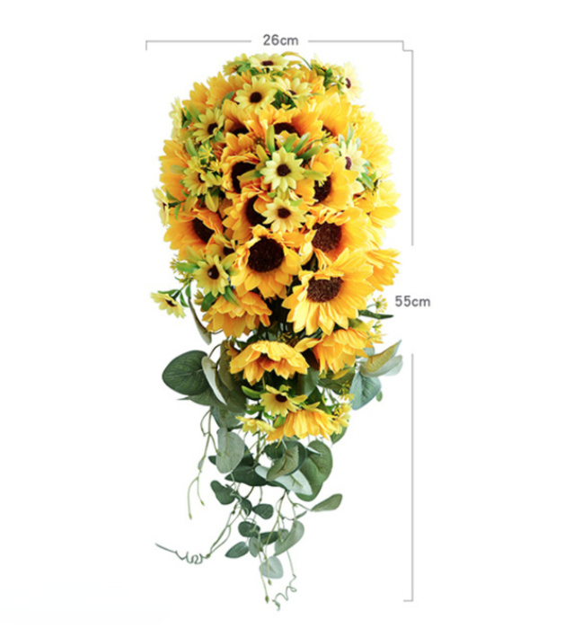 Sonnenblumen Vintage Brautstrauß Fria Gelb