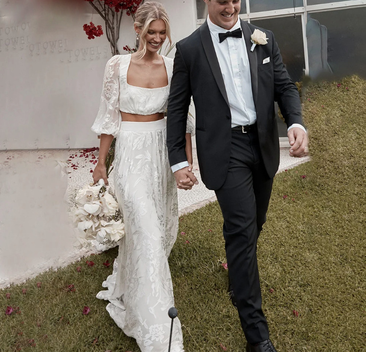 Boho Style Brautkleid Louica Zweiteilig Romantisch