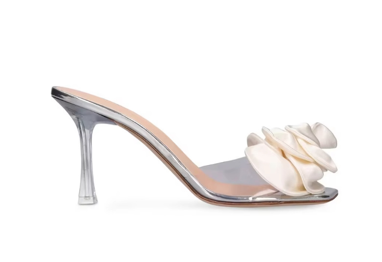 Brautschuhe Hochzeitsschuhe Caya mit Satin Blume