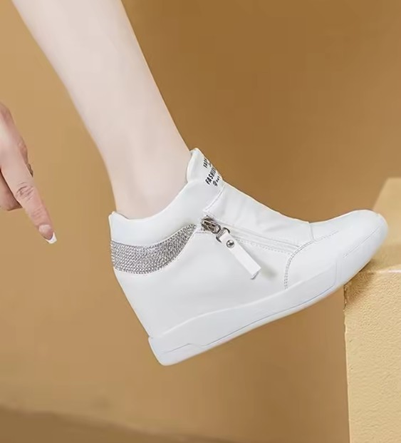 Plateau Braut Sneakers Hochzeitsschuhe Jackline Weiß