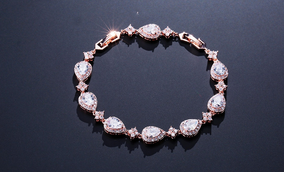 Braut Armband Ally Romantisch in Rose Gold