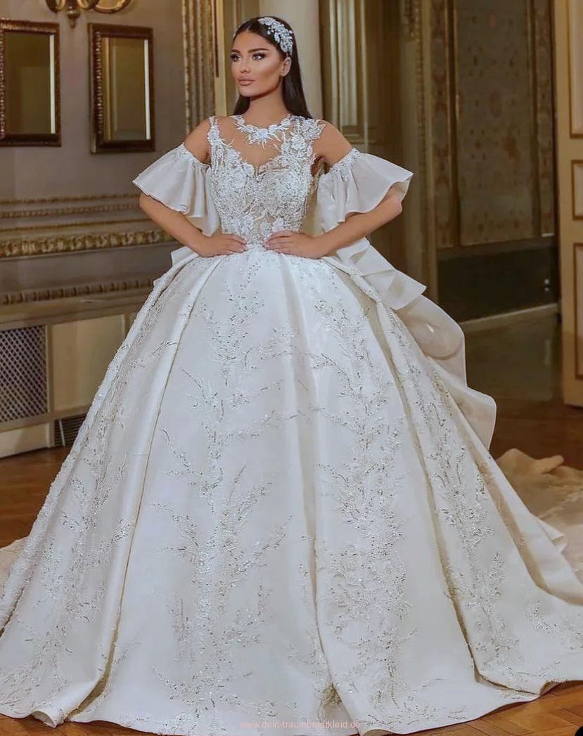 Brautmode 2025 Prinzessinnen Brautkleid Hadya Mit Pailletten 